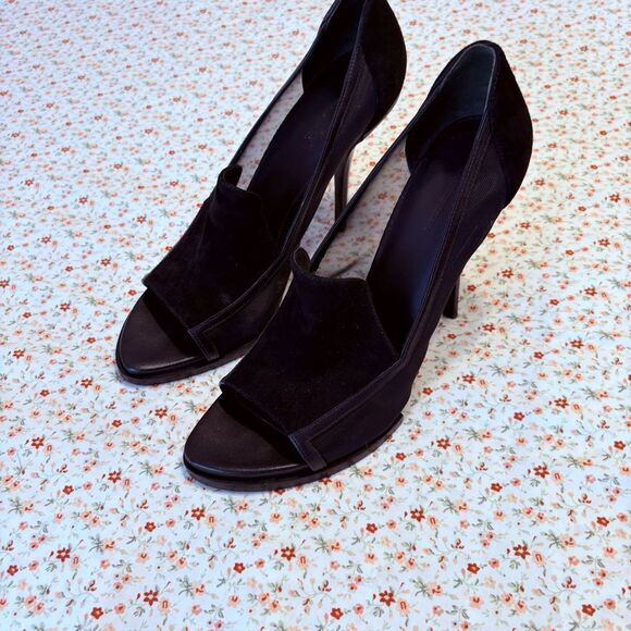 Alexander Wang Mesh Peep Toe Heels - Picture 1 of 6
